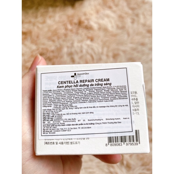 Serum tinh chất dưỡng da Goodndoc Hydra B5 phục hồi da - Serum C dưỡng sáng đều màu da - Serum Repair Complex làm dịu da
