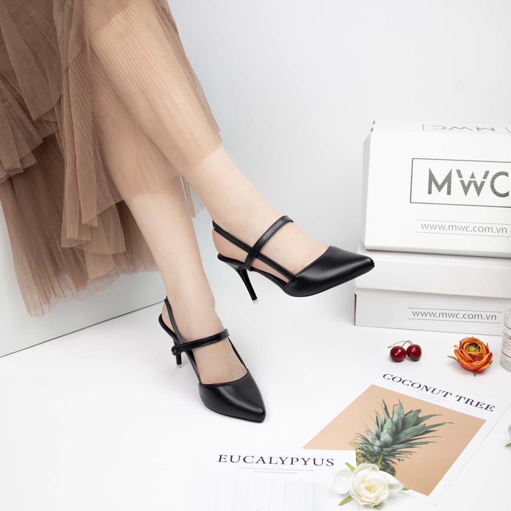 Giày Cao Gót Nữ MWC Bít Mũi Gót Nhọn 7 Phân Mũi Nhọn NUCG- 3712