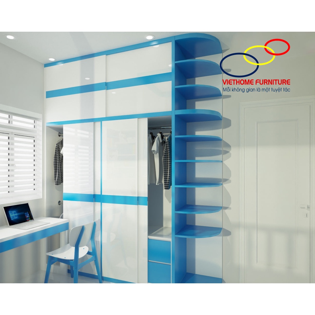 Giường tầng cho bé Viethome thiết kế độc đáo hiện đại - Nội thất Viethome bảo hành & bảo trì sản phẩm 6 năm