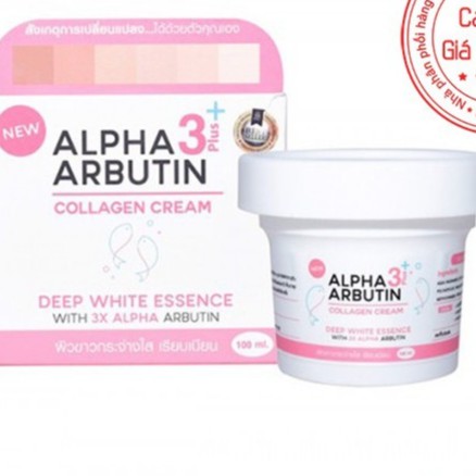 Kem dưỡng trắng da Alpha Arbutin Collagen 3+ Plus thái lan