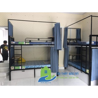 Giường sắt homestay ngang 1m dài 2m cao 2,35m nhiều màu