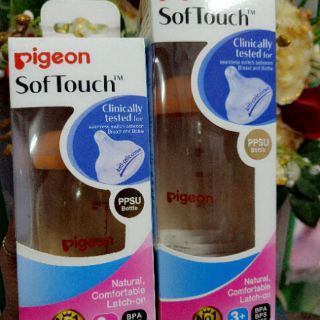 Bình sữa Pigeon SofTouch  (160ml/240ml) cổ rộng