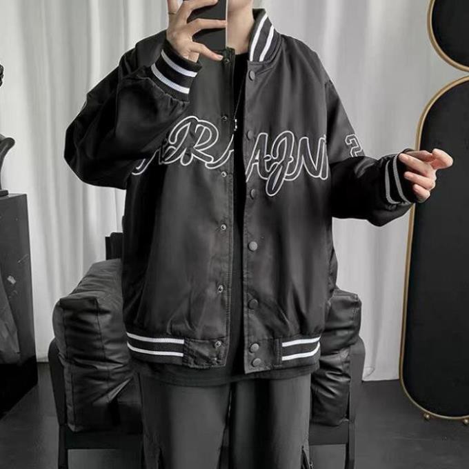 Áo Khoác Nam Nữ Cặp Đôi Bomber Dù Unisex Form Rộng 2 Lớp 28 Nam Nữ Ulzzang