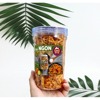 Hũ 250g khô gà ớt hiểm ngon loại 1- hương vị độc quyền nhà làm