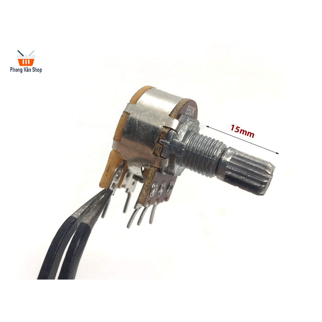 Biến trở đơn công tắc 5 chân WH148 15mm B1k 2k 5k 10k 20k 50k 100k