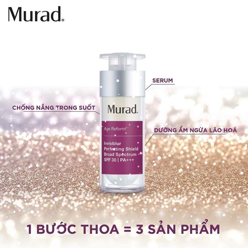 Kem Chống Nắng Vô Hình 3 Trong 1 Murad Invisiblur Perfecting Shield Broad Spectrum 30ml