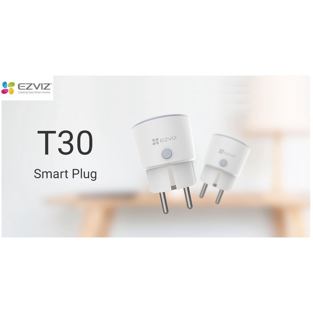 Ổ CẮM ĐIỆN THÔNG MINH EZVIZ T30 ĐIỀU KHIỂN QUA ĐIỆN THOẠI