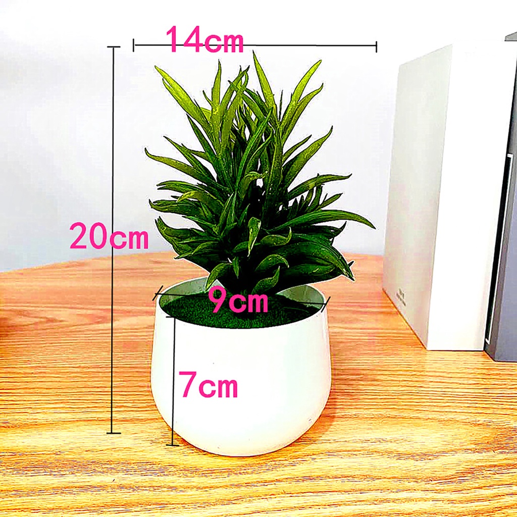 Bộ cây trồng giả dùng cho trang trí nhà ở tươi mát chất liệu thân thiện môi trường