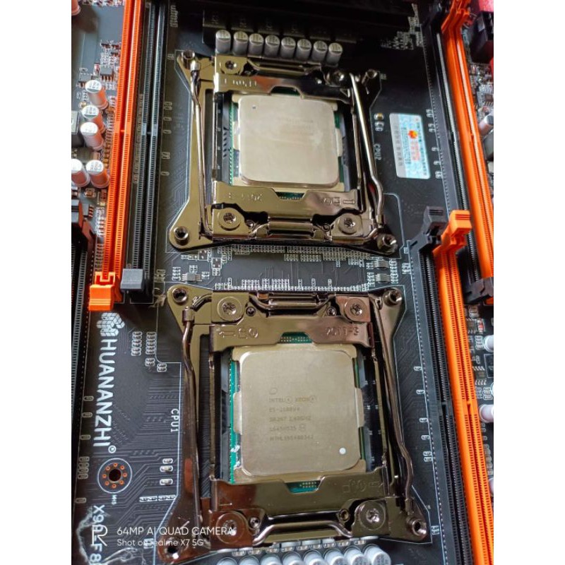 Combo main hunanzhi x99t8d dual cpu e5 2680v4 28 nhân 56 luồng