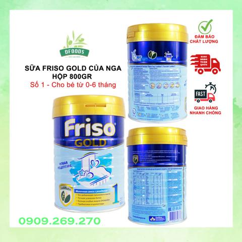 Sữa Friso Gold số 1,2,3 800gr của Nga