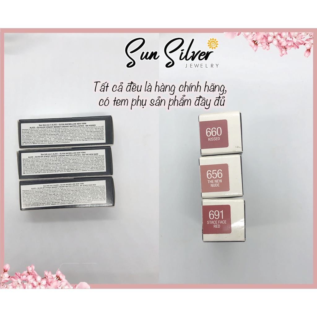 Son lì Maybelline Alice & Olivia Phiên Bản Giới Hạn 3,9g | BigBuy360 - bigbuy360.vn
