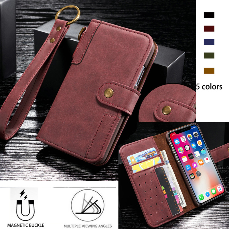 Bao Da Pu Vintage Có Ngăn Đựng Thẻ Cho Iphone 12 Mini 11 Pro X Xs Max Xr Se 2020 7 8 | BigBuy360 - bigbuy360.vn