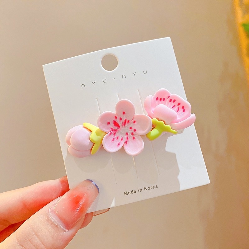 Kẹp TóC HìNh Hoa Anh ĐàO Dễ Thương Cho Bé GáI