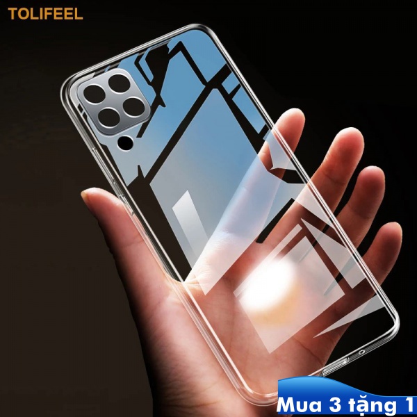 Ốp điện thoại TPU mềm trong suốt dành cho Samsung Galaxy Samsung F02S F12 F22 F52 M02 M02S M21 M21S M31 M32 A02 A02S A12 A22 A32 A52 A72 Prime 2021 5G