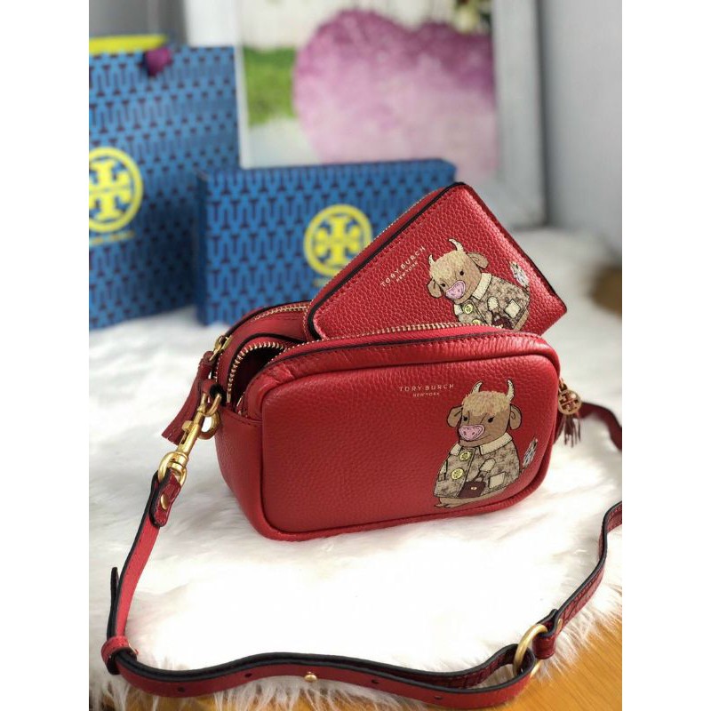 Set túi ví torry burch chuột