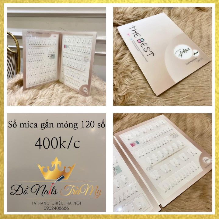 Bảng Màu The Best 120 Móng Tone Nude ( Mica Trong )