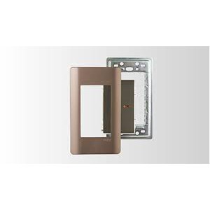 Bộ Công Tắc đơn 1 Chiều Cao Cấp Zencelo (đã bao gồm mặt và hạt) , Màu Nâu, Hãng Schneider. Dùng Cho Nhà Ở/Văn Phòng