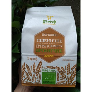 Bột mỳ nguyên cám hữu cơ Ecorod 1kg date 8/2022