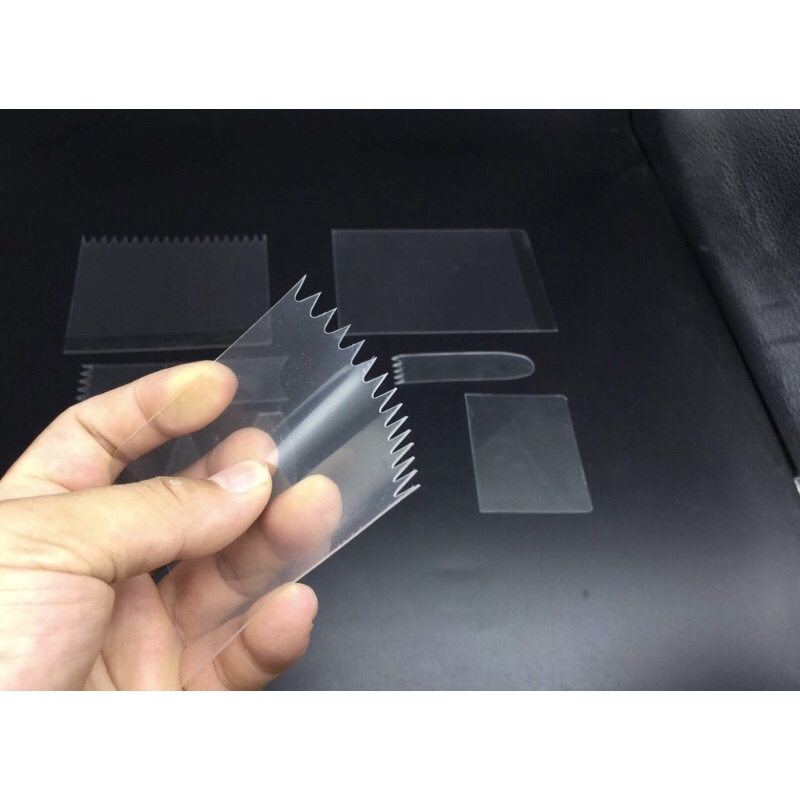 Bộ 9 miếng mica mềm chà láng bánh kem