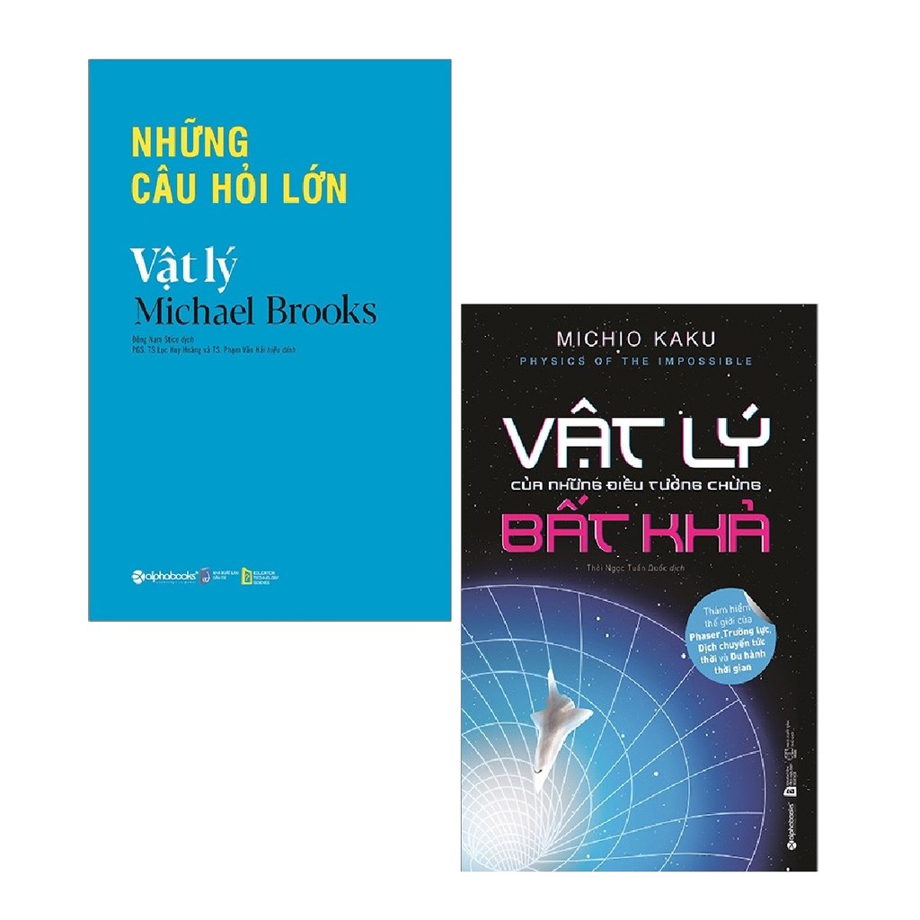 Sách Alphabooks - Combo Những Câu Hỏi Lớn - Vật Lý + Vật Lý Của Những Điều Tưởng Chừng Bất Khả ( 2 cuốn )