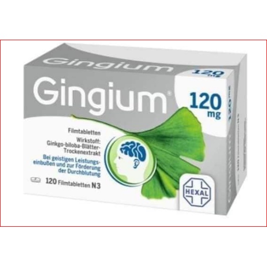 Gingium hộp 120 viên của Đức