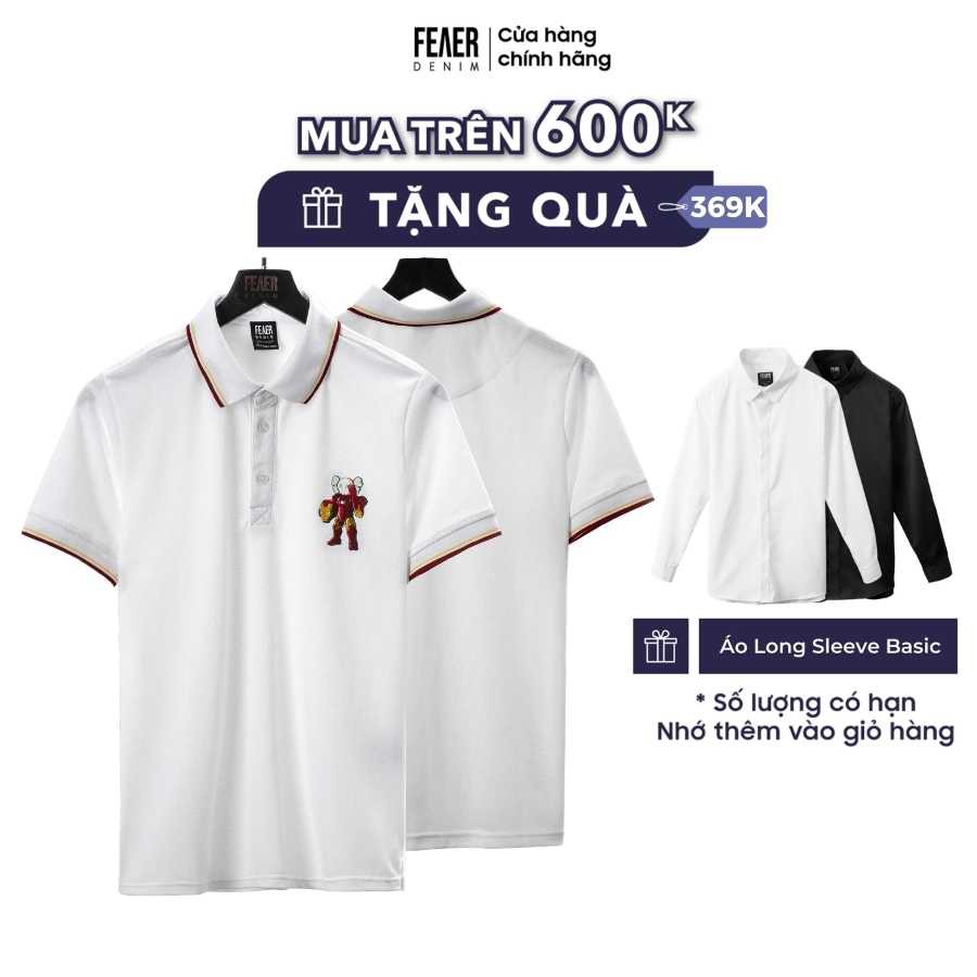 Áo thun Polo nam cổ bẻ Feaer vải 100% Cotton thấm hút,thoáng mát,bền bỉ người sắt feaer Karonman FEAER