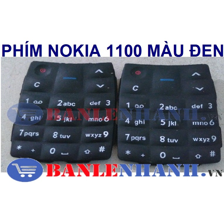 PHÍM NOKIA 1100 MÀU ĐEN