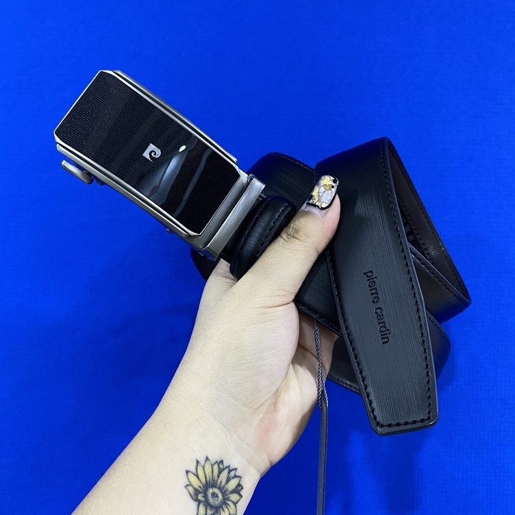 💎Auth Malaysia💎 Thắt Lưng Nam Da PIERRE CARDIN Dây Nịt Trơn Cao Cấp Thời Trang SALE 50% PC5