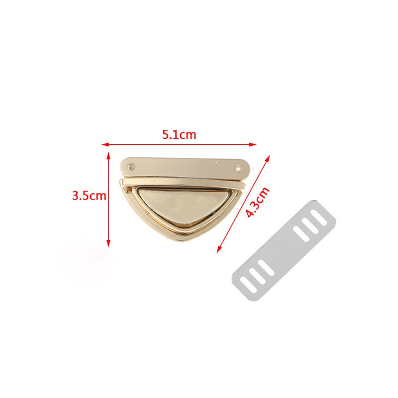 Khóa Túi Xách Đeo Vai Hình Tam Giác Dạng Xoắn DIY