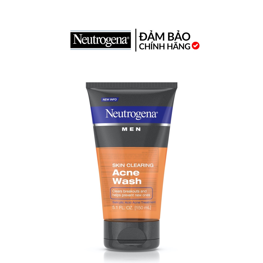 Sữa rửa mặt Neutrogena Men Skin Clearing Acne Wash