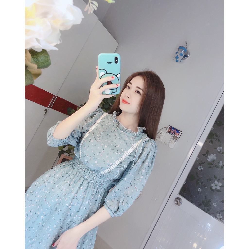 Đầm hoa viền ren siêu đẹp - video và hình thật | BigBuy360 - bigbuy360.vn