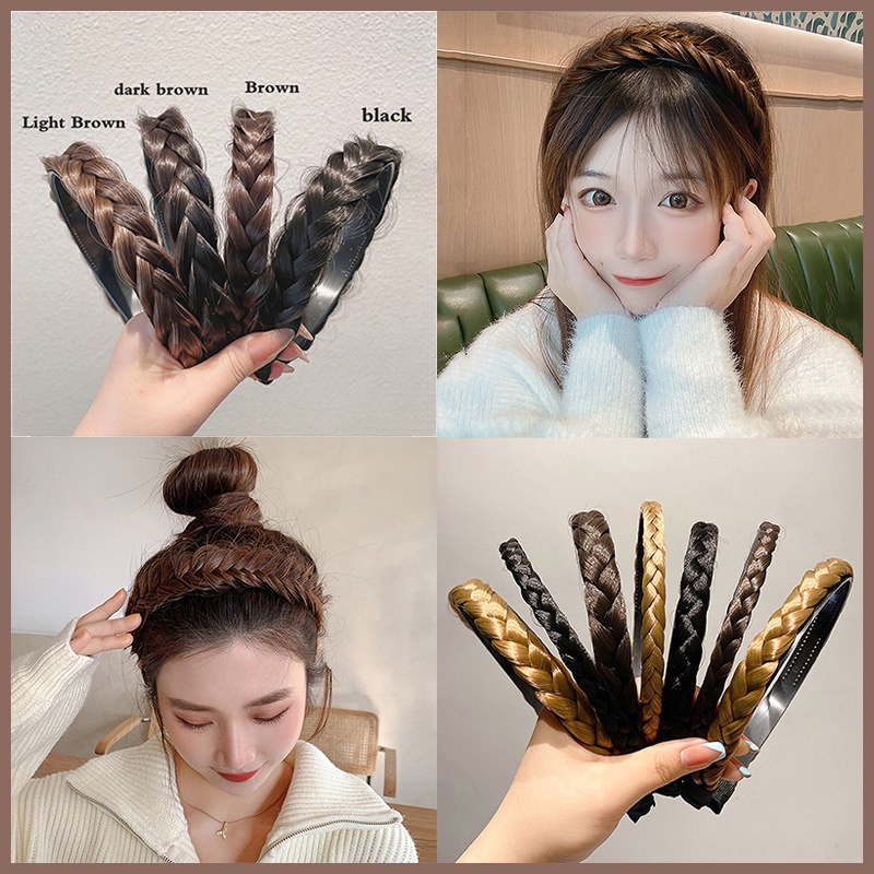 Băng đồ cài tóc, bờm tết tóc giả chống trượt