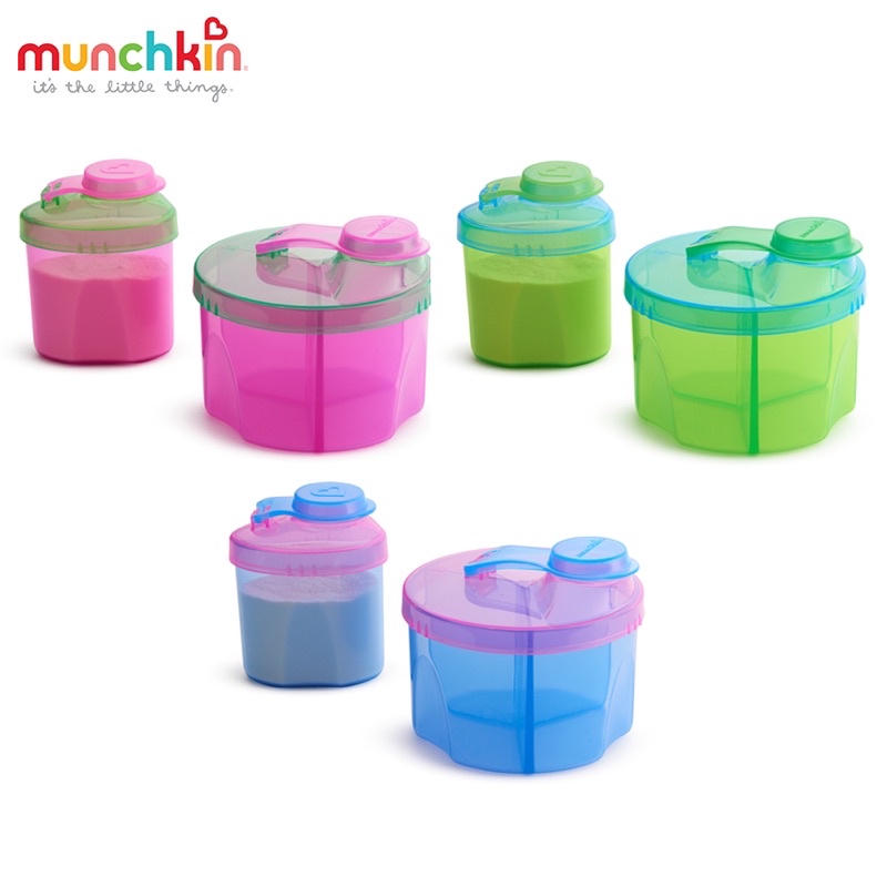 Bộ 2 hộp chia sữa Munchkin chính hãng hộp đựng sữa cho bé khi ra ngoài