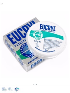 Bột Tẩy Trắng Răng Eucryl Tooth Powder 50g
