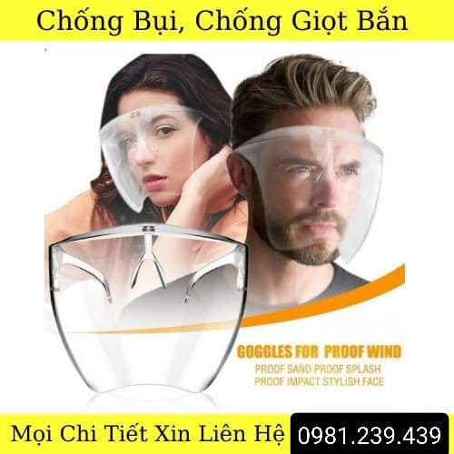 [[LOẠI TỐT]]- Kính Chống Giọt Bắn Phòng Dịch FACE SHIELD 🌟 Size M vừa tất cả khuôn mặt🌟 Kính Chắn Giọt Bắn Trẻ Em , Nmặt