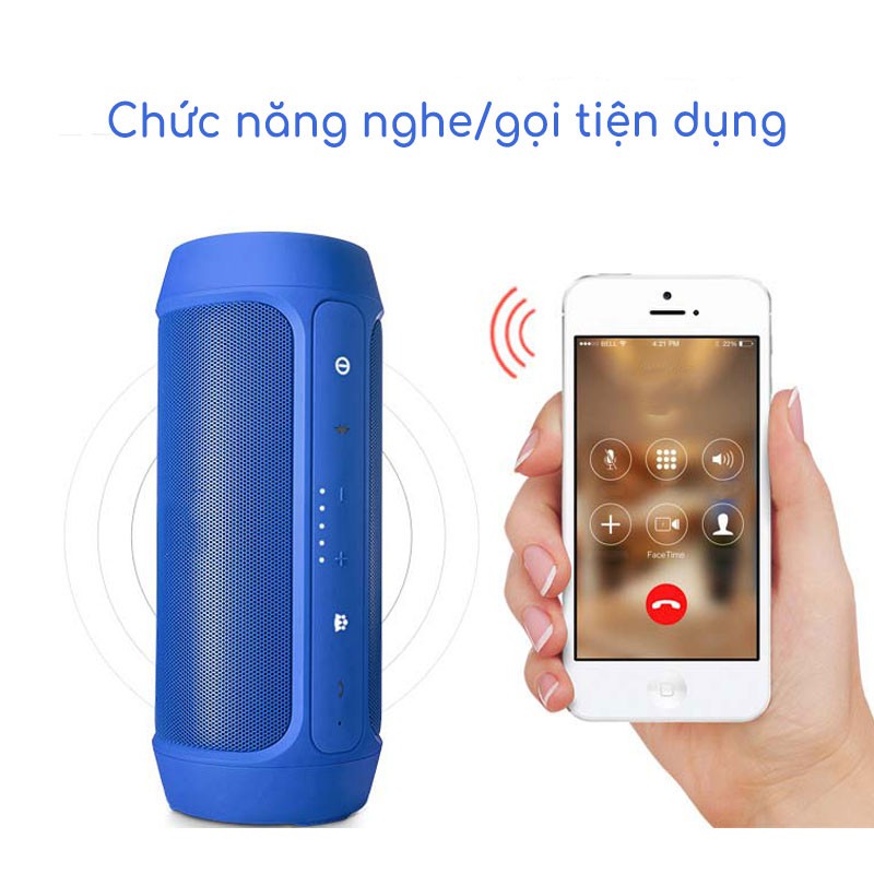 Loa bluetooth mini Charge 2+ vỏ nhôm [GIÁ SỈ], thiết kế gọn nhẹ, cứng cáp, kêt nối usb, nghe gọi điện thoại trực