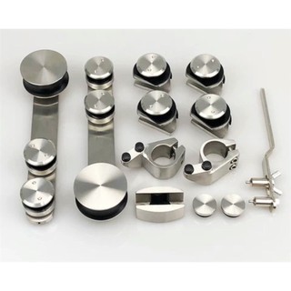 Bộ Bánh xe cửa lùa kính VVP phi 25 - inox 304