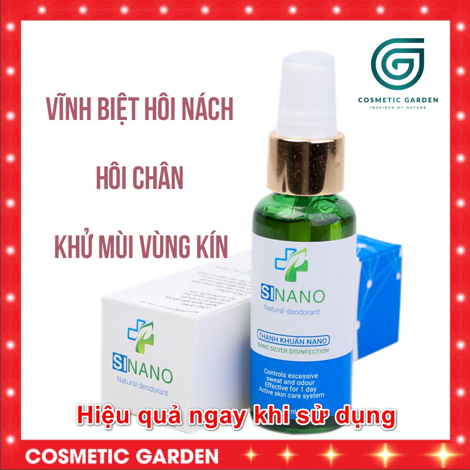 Xịt Khử Mùi SINANO , Khử Mùi Hôi Nách , Hôi Chân , Hôi Giày , Vùng Kín Hiệu Quả 100%