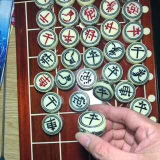 Quân Cờ Tướng Nhựa Khắc 2 Mặt