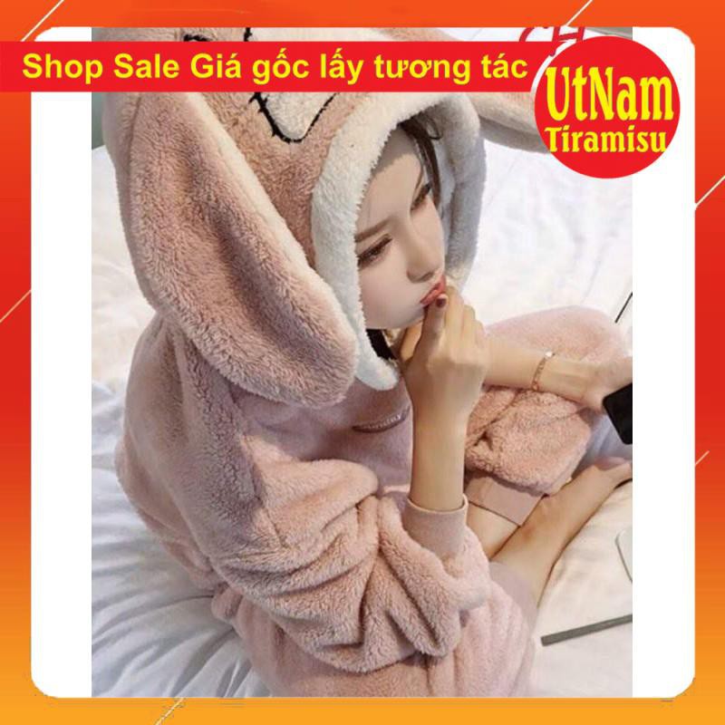 Bộ lông Gấu thêu need sleep có ảnh thật sp🌸Đồ nữ ngủ mùa đông Ullzang phong cách Hàn Quốc | BigBuy360 - bigbuy360.vn