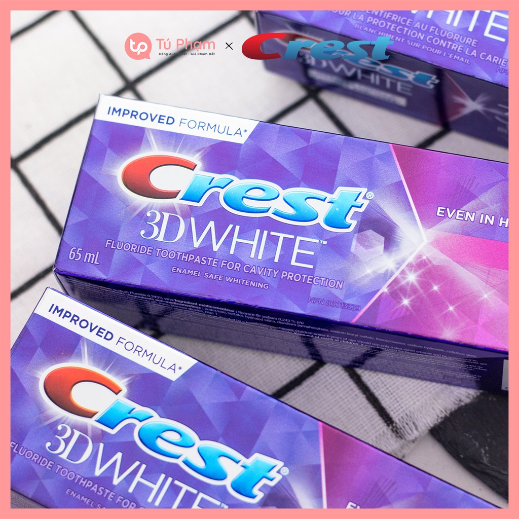 Kem Đánh Răng Crest 3D White