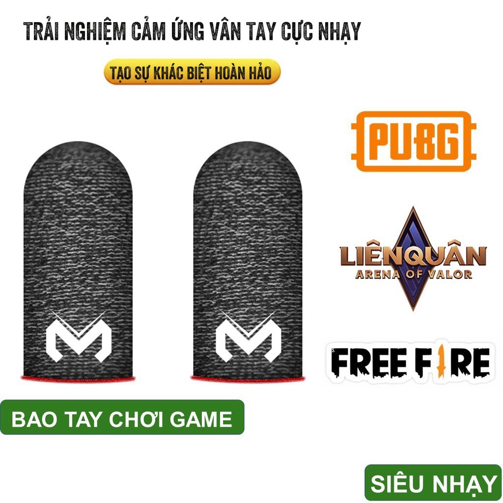 Bao/Găng tay chơi game MEMO chống mồ hôi, siêu nhạy, siêu co dãn Cho pubg FF, tốc chiến...-dc4395