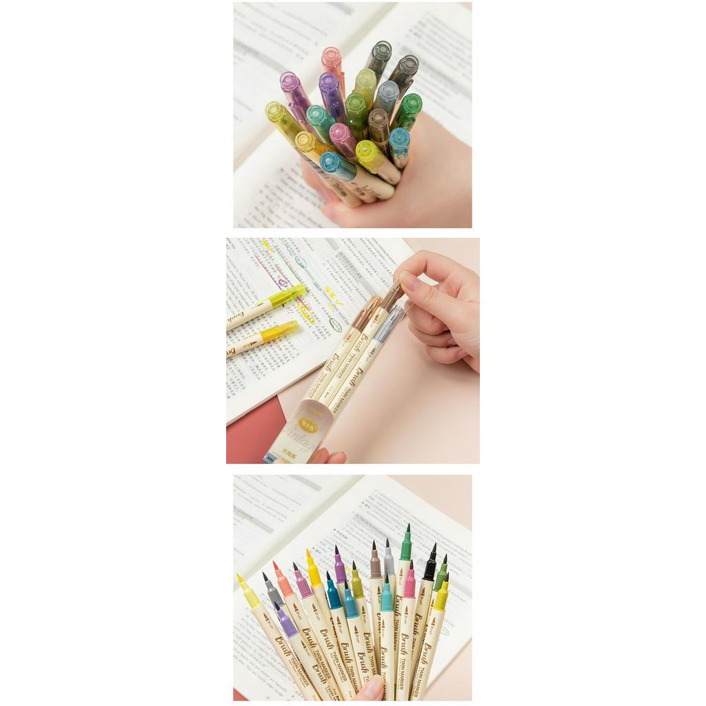 Set bút đánh dấu 2 đầu vẽ graffiti nghệ thuật
