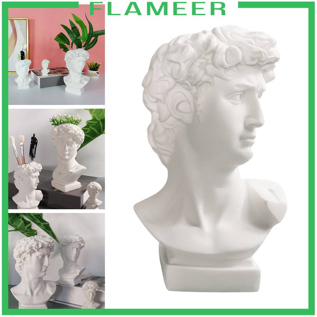 Chậu Hoa Hình Đầu David Độc Đáo Trang Trí Nhà Cửa