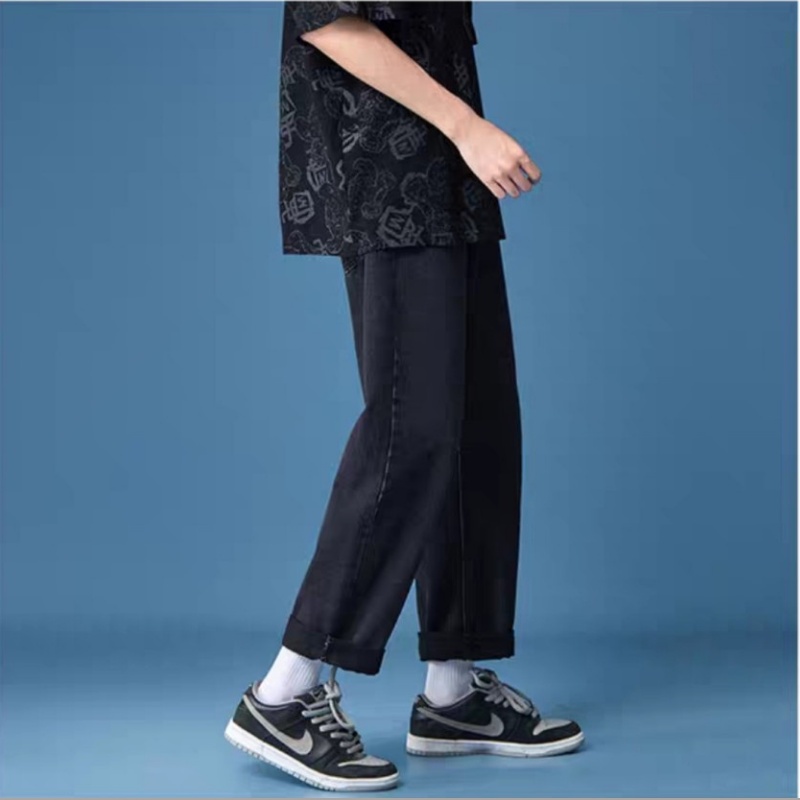 "RẺ VÔ ĐỊCH" Quần Jeans, Quần jeans baggy đen ful nam ống suông, rộng, hottrend 2021-XX MENS FASHION!