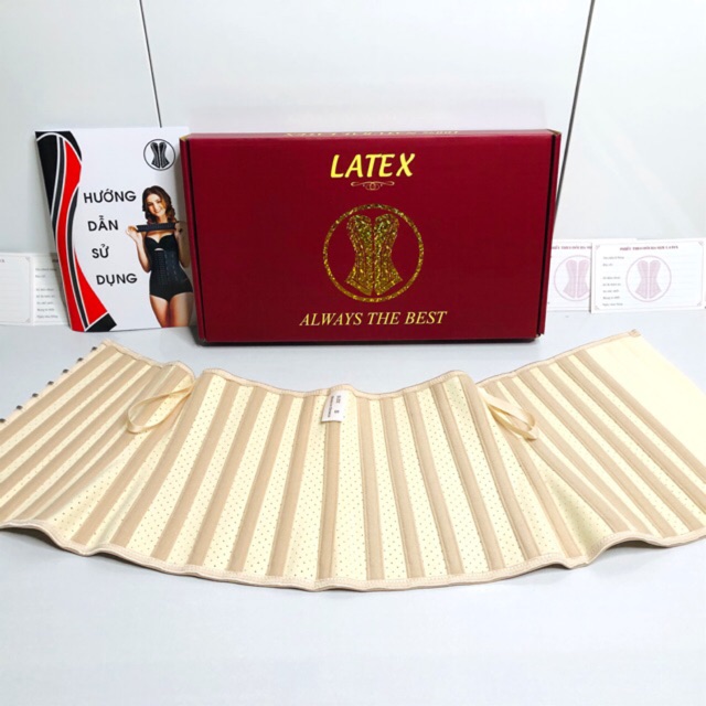 latex thông hơi 25 xương đai nịt bụng chính hãng hi lạp [ THÔNG HƠI ]