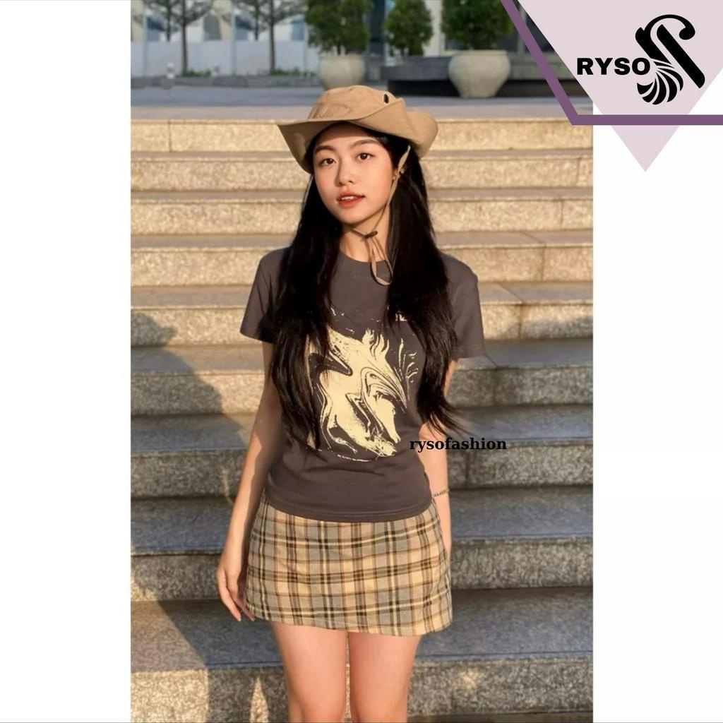 Áo Thun Baby Tee RYSO FASHION Chất Cotton 100% In Hình