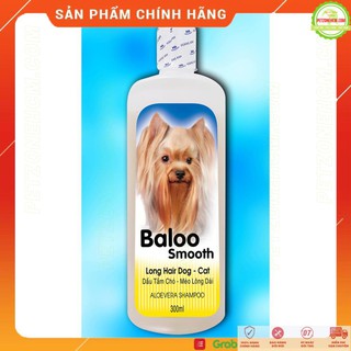Dầu tắm Fay Baloo smooth 300ml cho thú cưng giống chó mèo lông dài