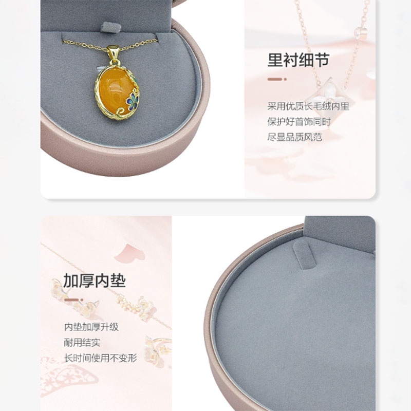 Hộp Đựng Trang Sức Hình Bán Nguyệt Độc Đáo