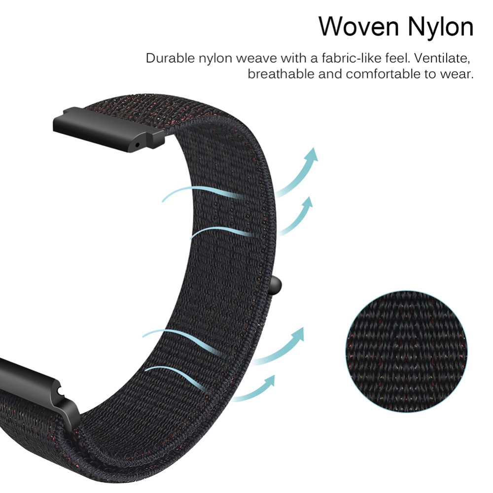 Dây đeo nylon 20mm cho đồng hồ thông minh Xiaomi Huami Amazfit GTS /GTR 42mm/Bip Lite